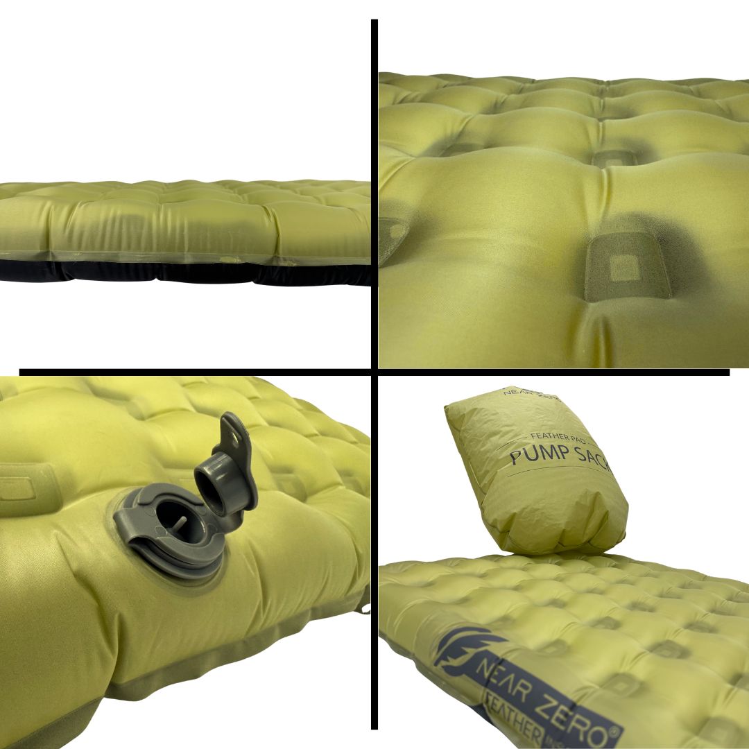 Near Zero Outdoor Gear Insulated Inflatable Sleeping Pad