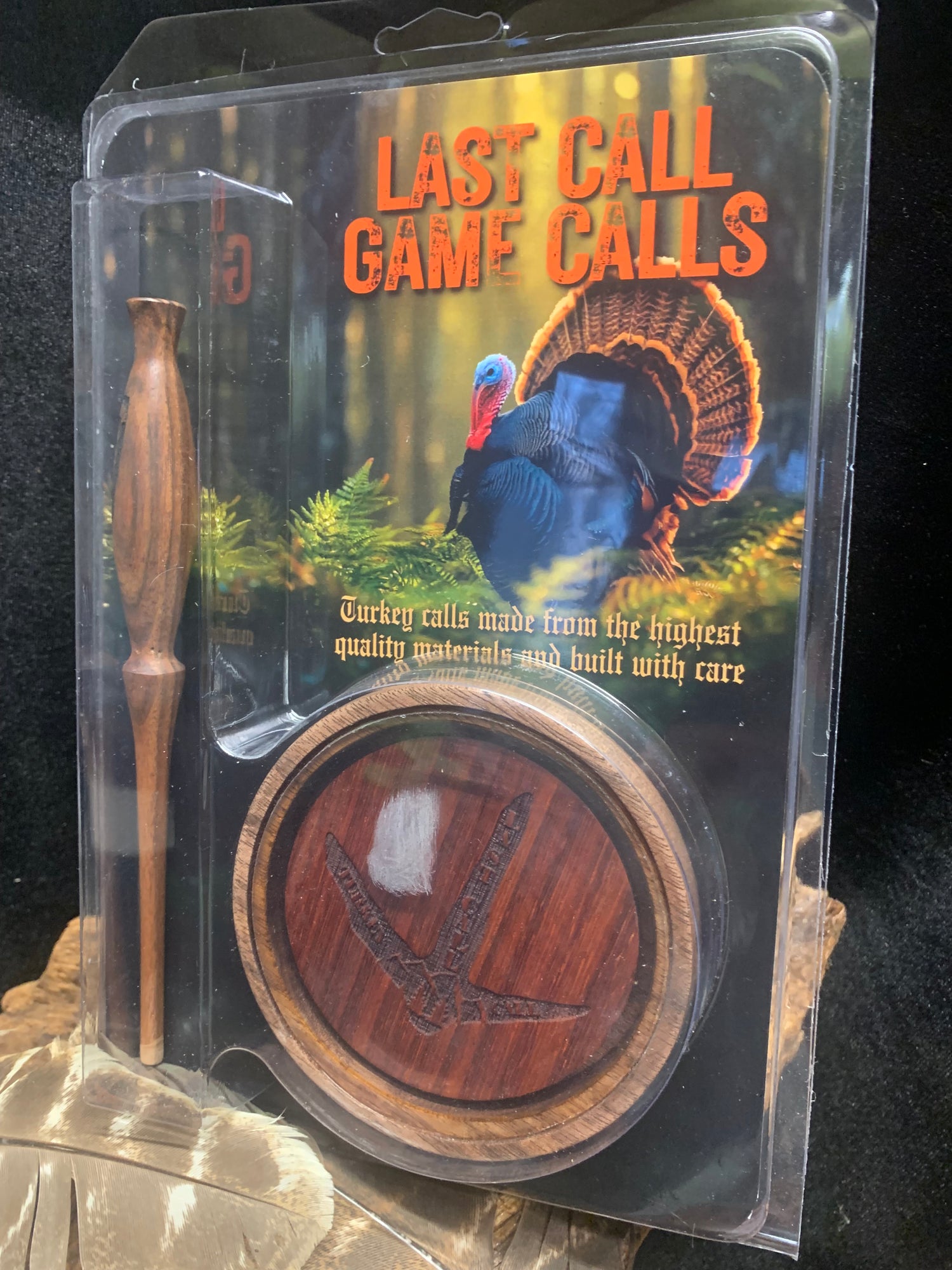Last Call Game Calls Crystal and Walnut Turkey Pot Call