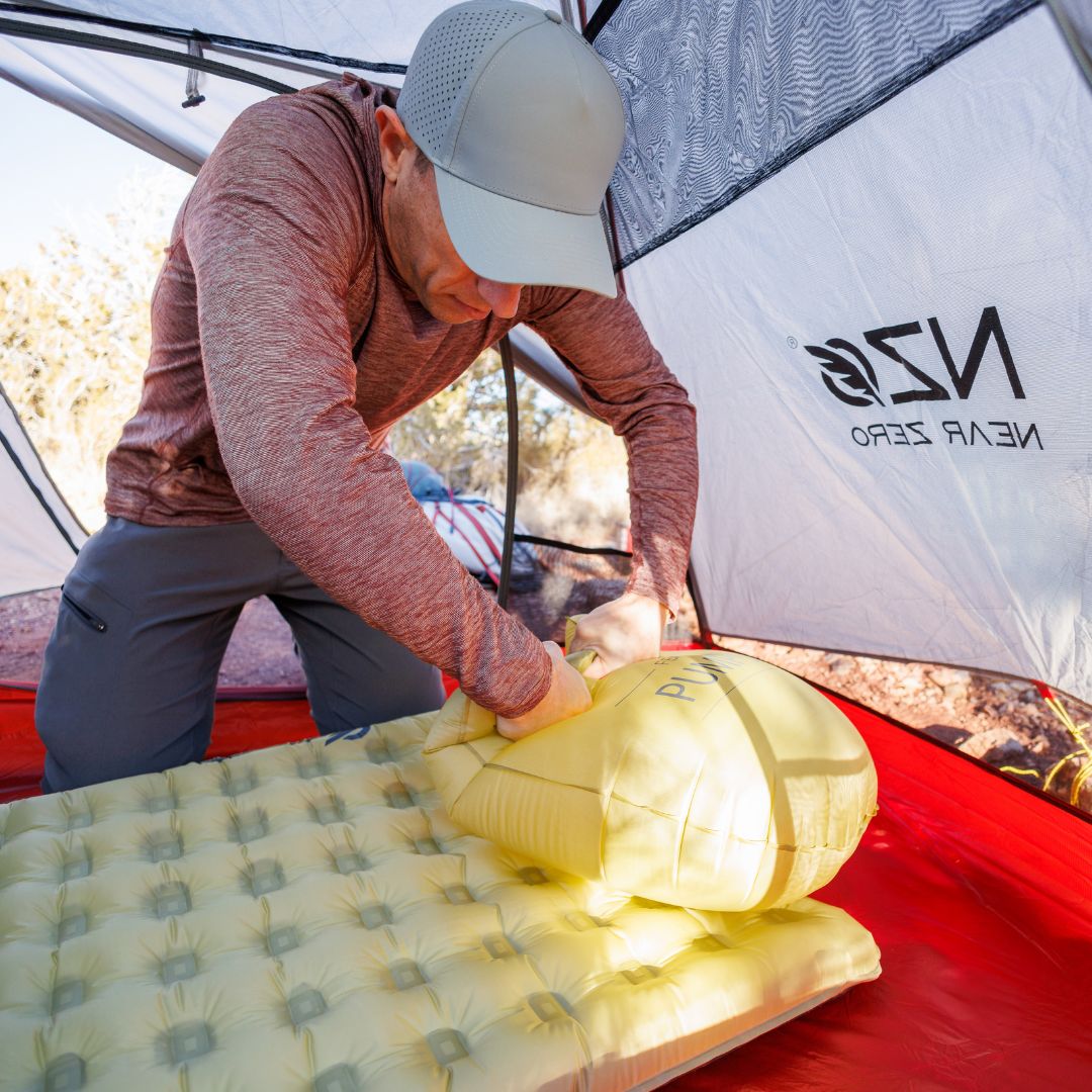 Near Zero Outdoor Gear Insulated Inflatable Sleeping Pad