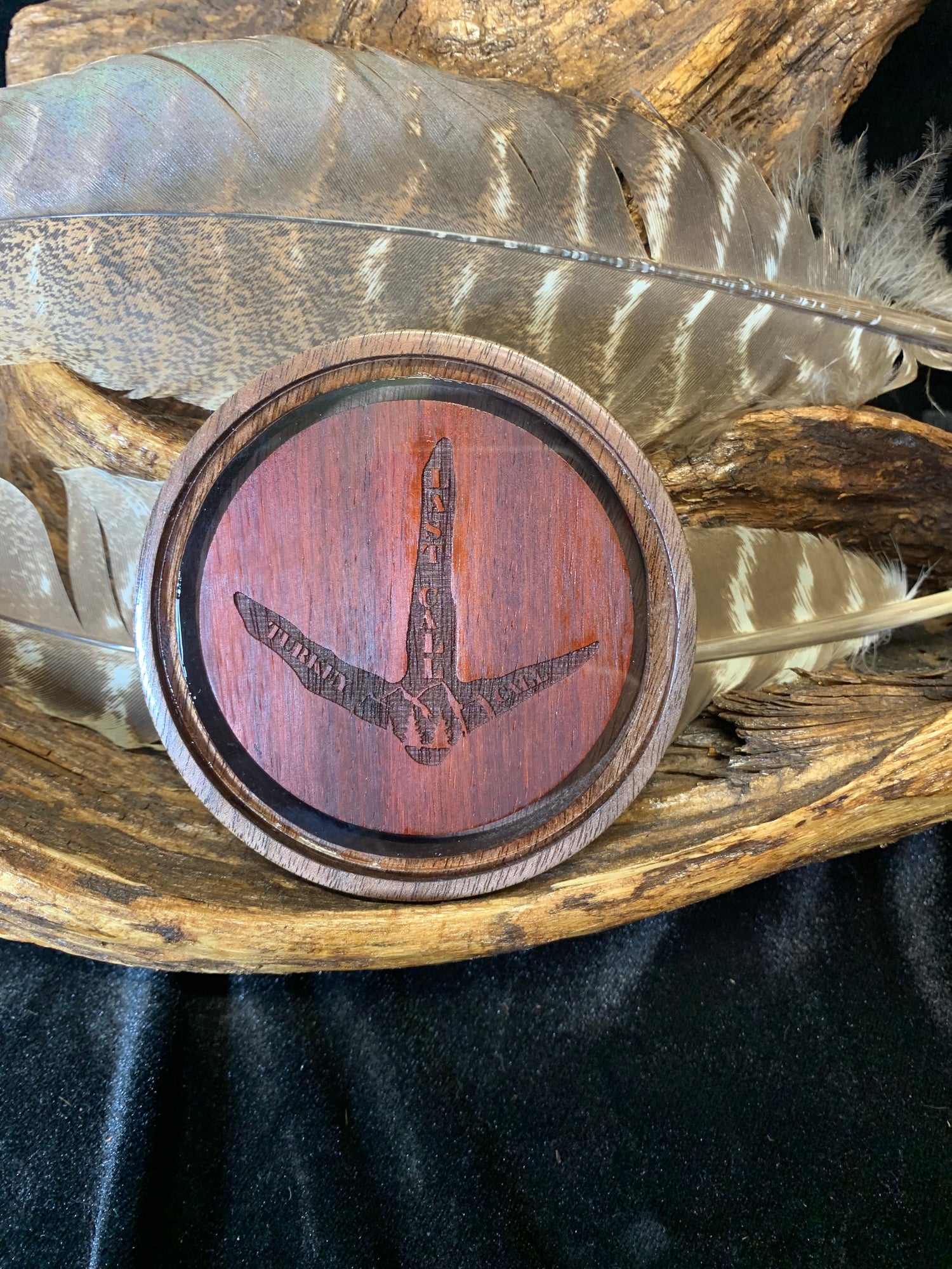 Last Call Game Calls Crystal and Walnut Turkey Pot Call