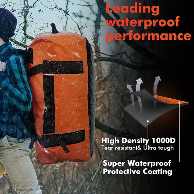 Buffalo Gear 127QT Duffel Dry Bag With Waterproof Zipper
