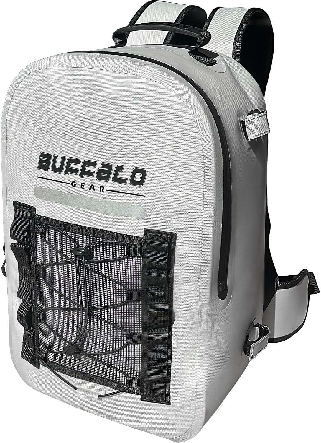 27QT Waterproof Fishing Backpack with Rod Holder