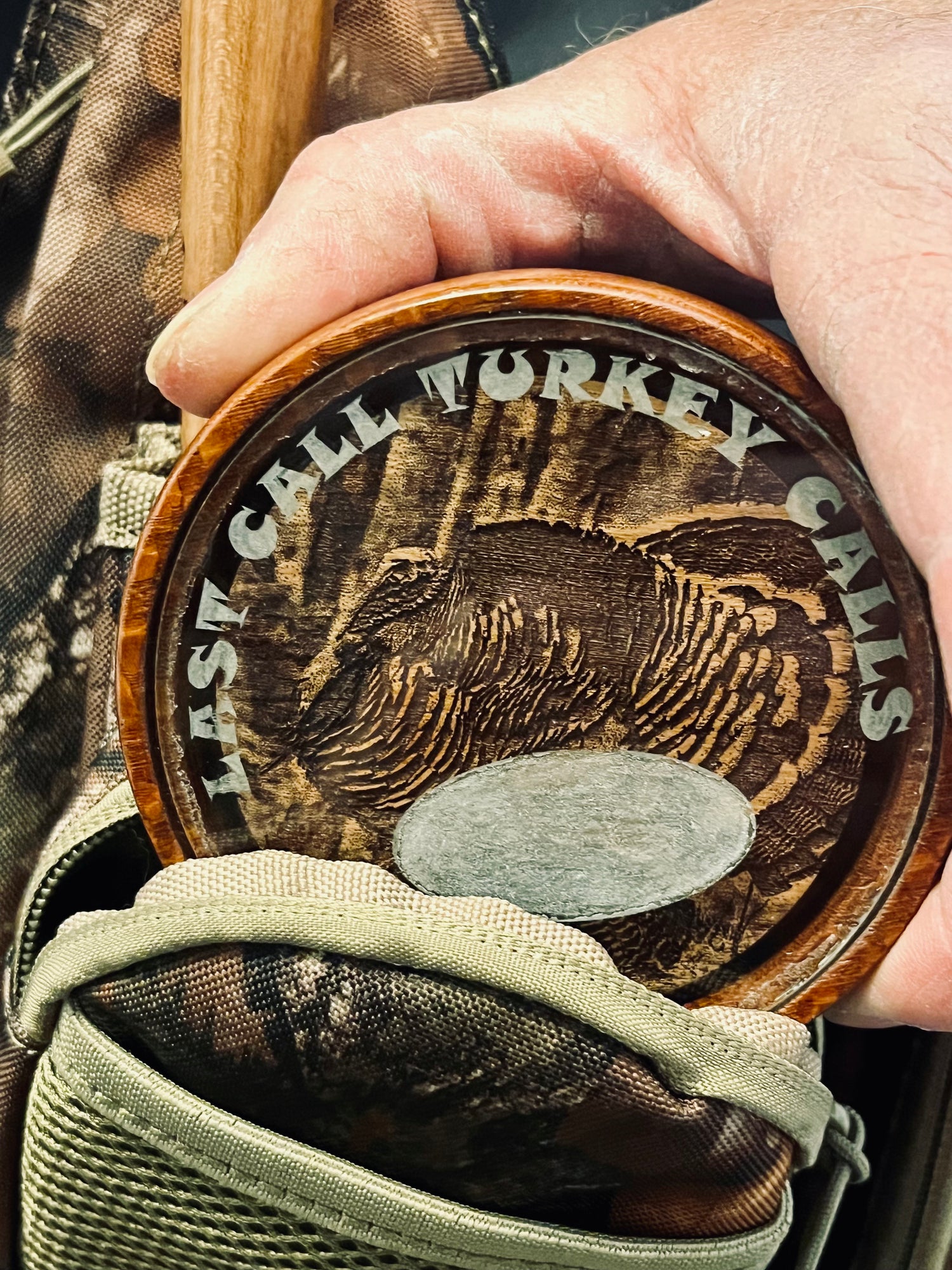 The Skaggs Glass Turkey Pot Call