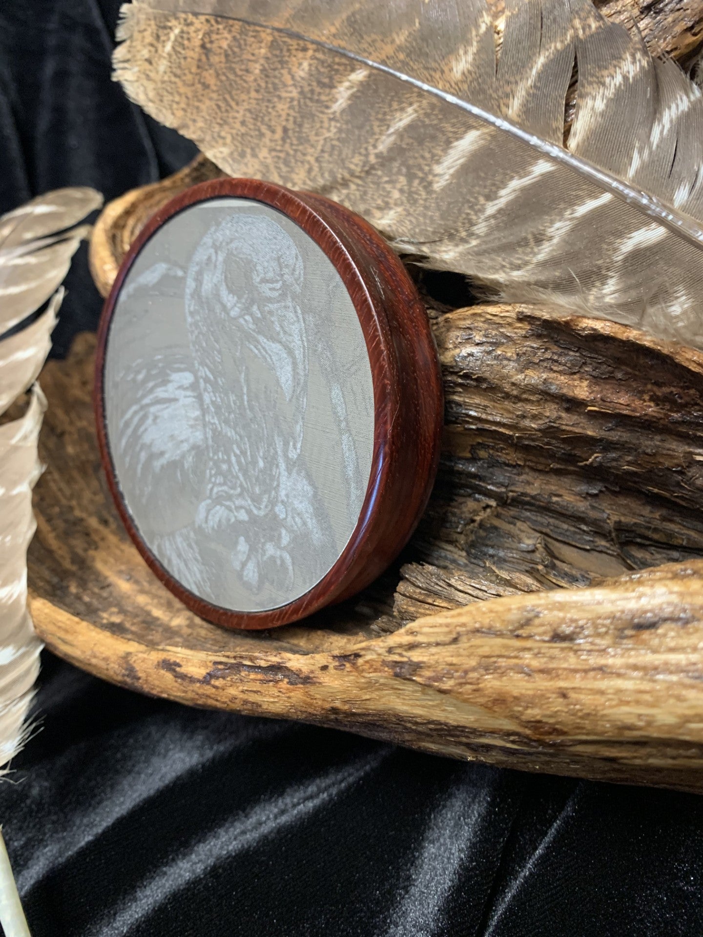 Padauk and Aluminum Pot Call Turkey Call