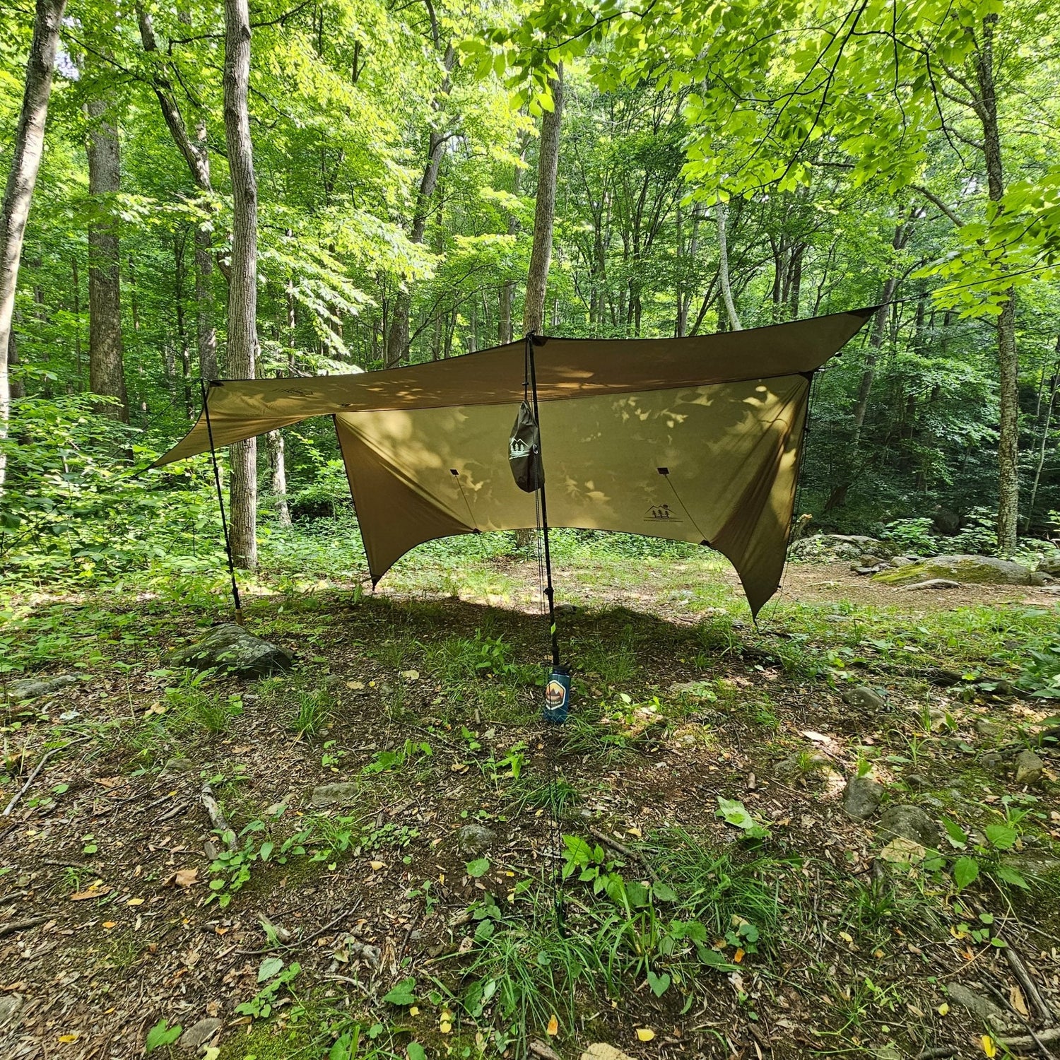 Hanging High Hammocks Hideaway Tarp – 12' Hammock Rain Tarp