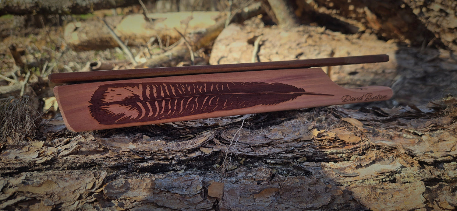 Long Box Call cedar sides Cedar Paddle dugout