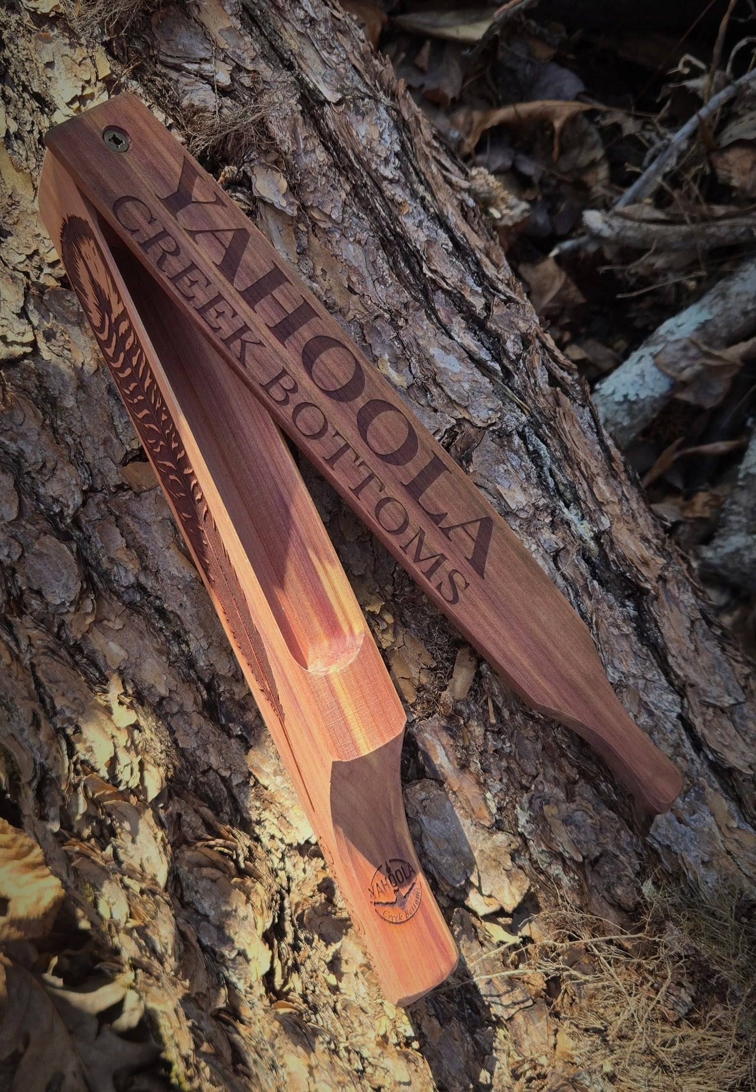 Long Box Call cedar sides Cedar Paddle dugout