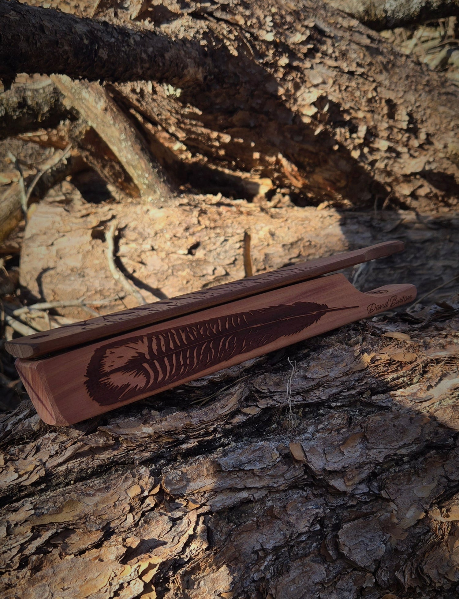 Long Box Call cedar sides Cedar Paddle dugout