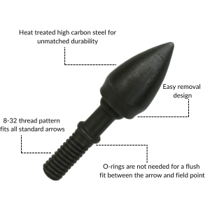 Tooth of the Arrow | Field Points | 8-32 Thread
