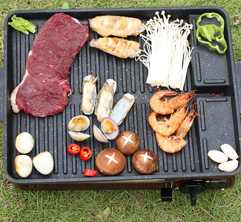 Portable Outdoor Barbecue Plate