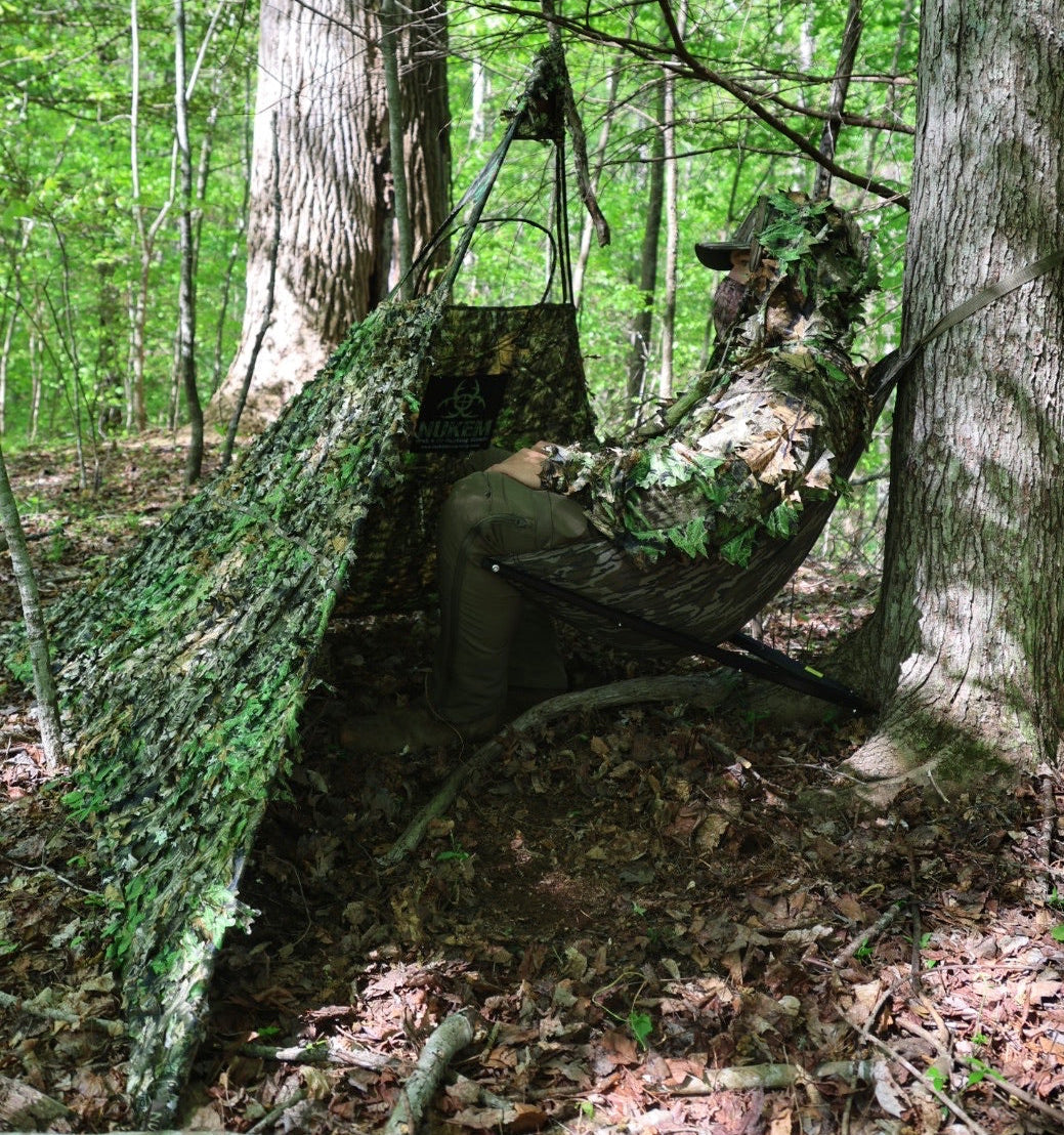 Nukem Hunting Hunting Blind - Mossy Oak Obsession 3D Leafy