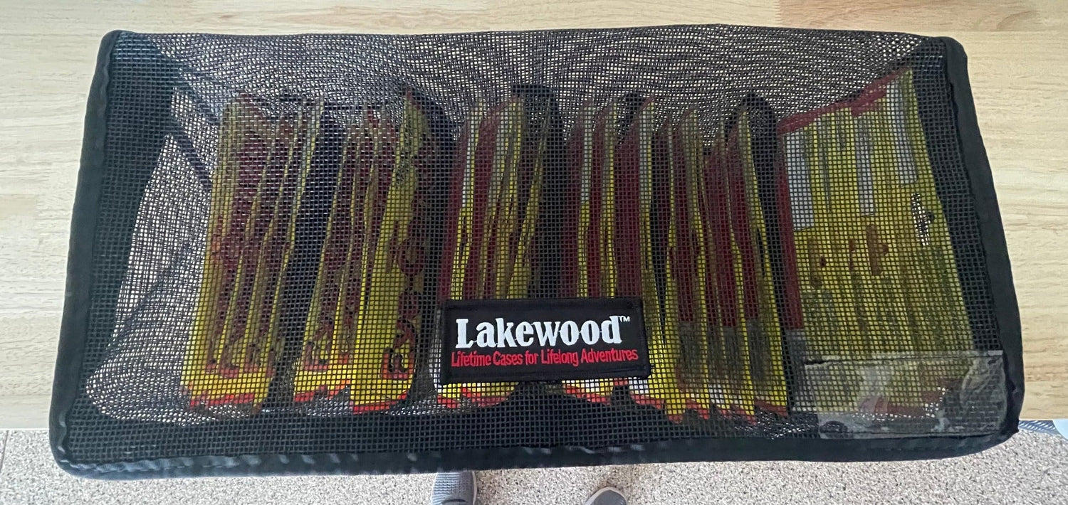 Lakewood Products Billfold - Mesh Zippered Storage Solution for plastics