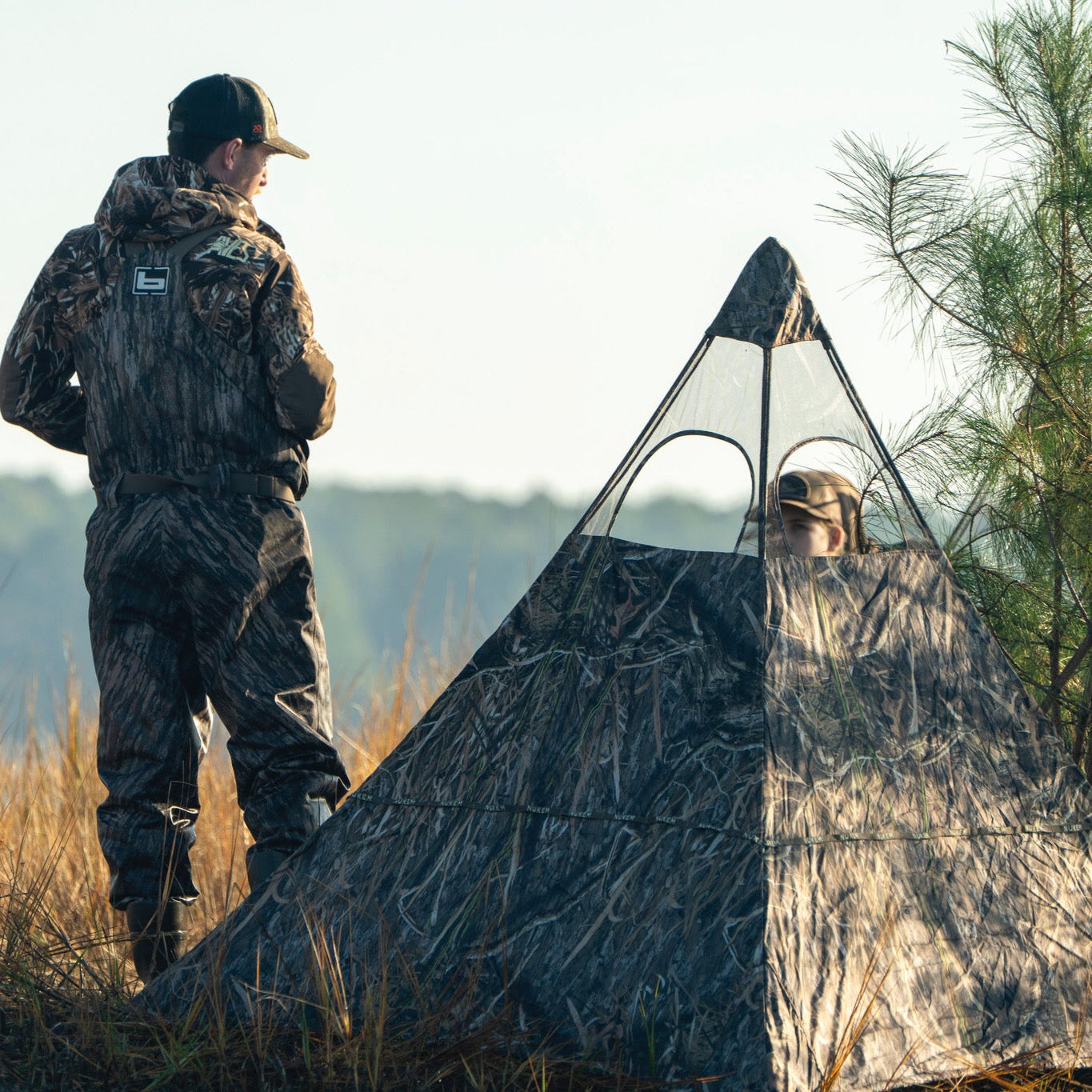 Nukem Hunting Hunting Blind - Mossy Oak Habitat