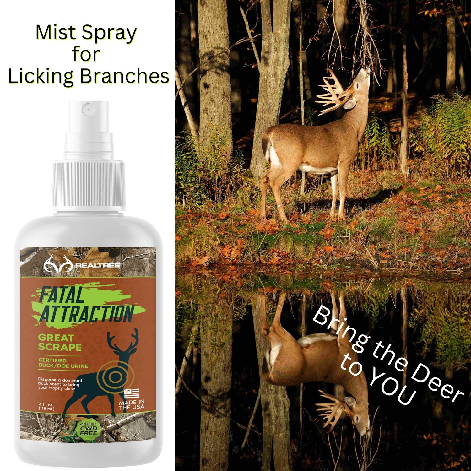 Deer Attractant; Realtree Fatal Attraction Deer Attractant Great Scrape