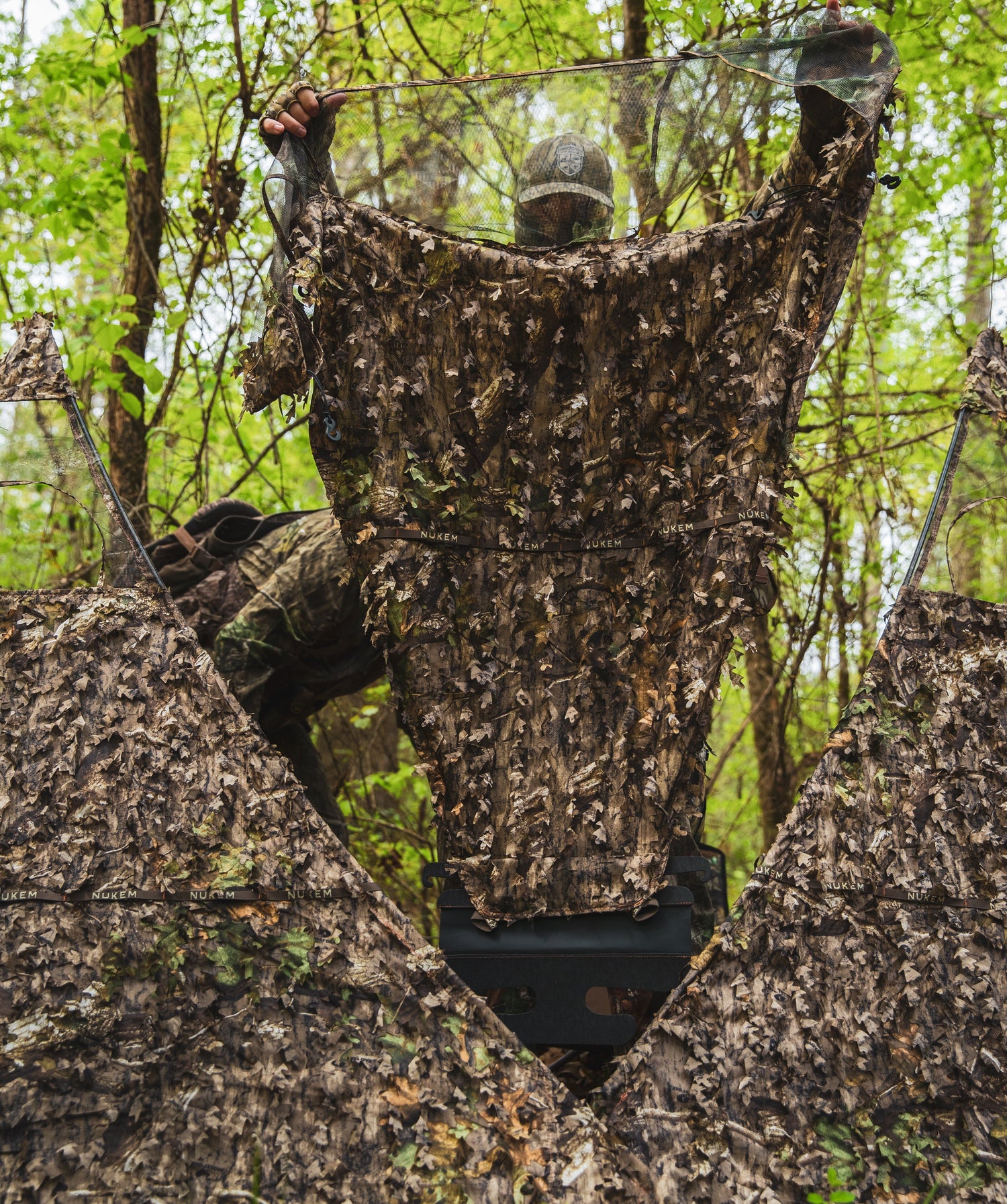 Nukem Hunting Double Up Panel - Mossy Oak Country Roots 3D Leafy