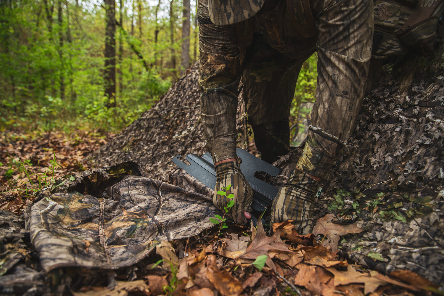 Nukem Hunting Double Up Panel - Mossy Oak Country Roots 3D Leafy