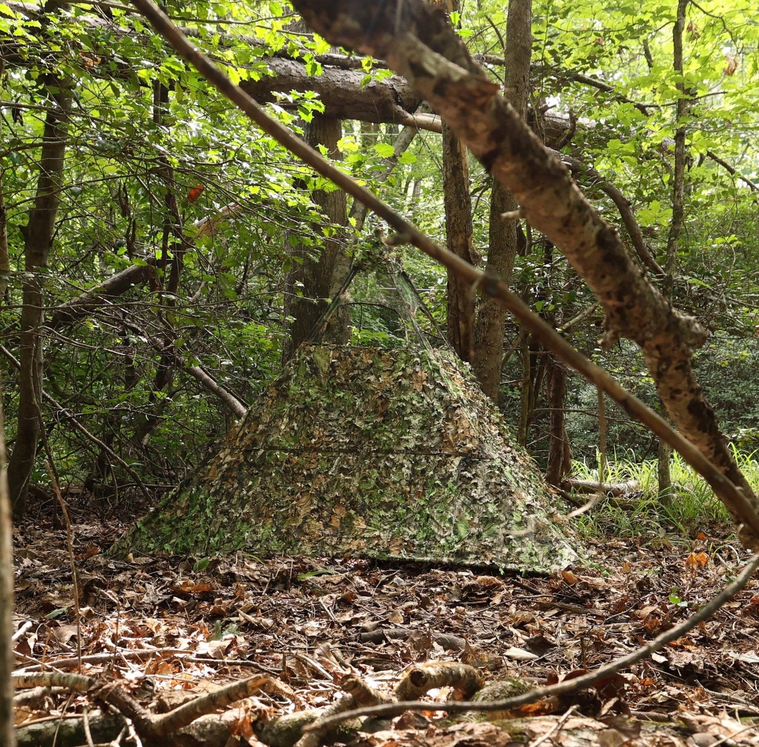 Nukem Hunting Hunting Blind - Mossy Oak Obsession 3D Leafy