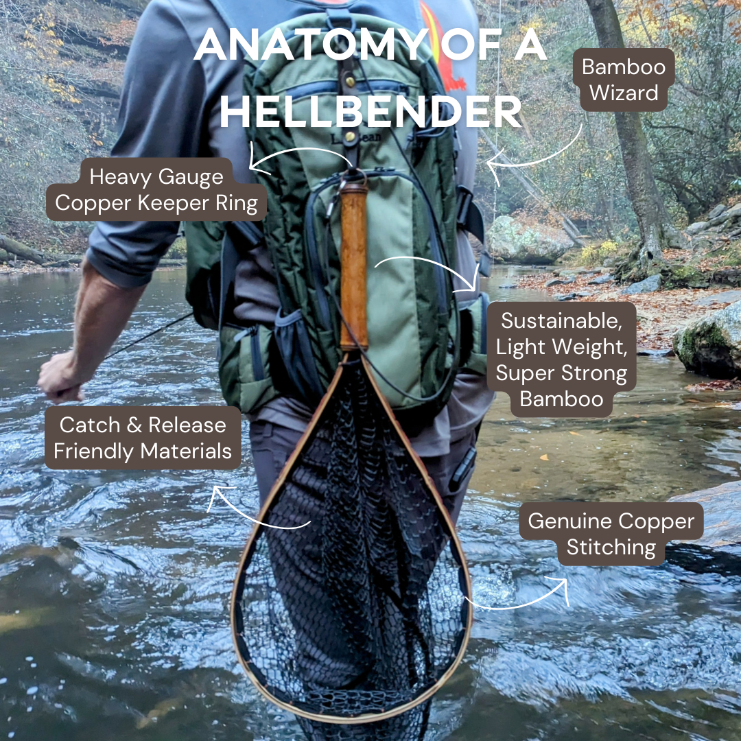 Hellbender Nets The Upstream - 13x19