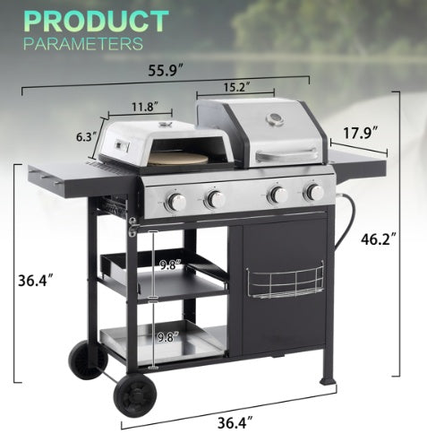 Combo Gas Grill