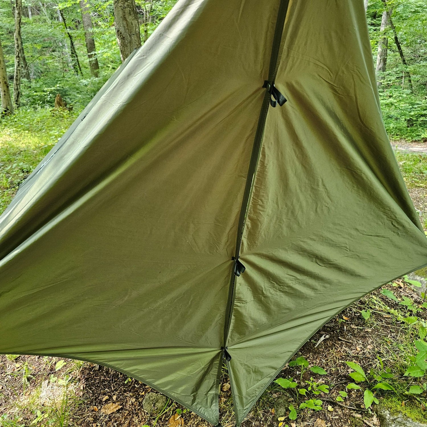 Hanging High Hammocks Hideaway Tarp – 12' Hammock Rain Tarp