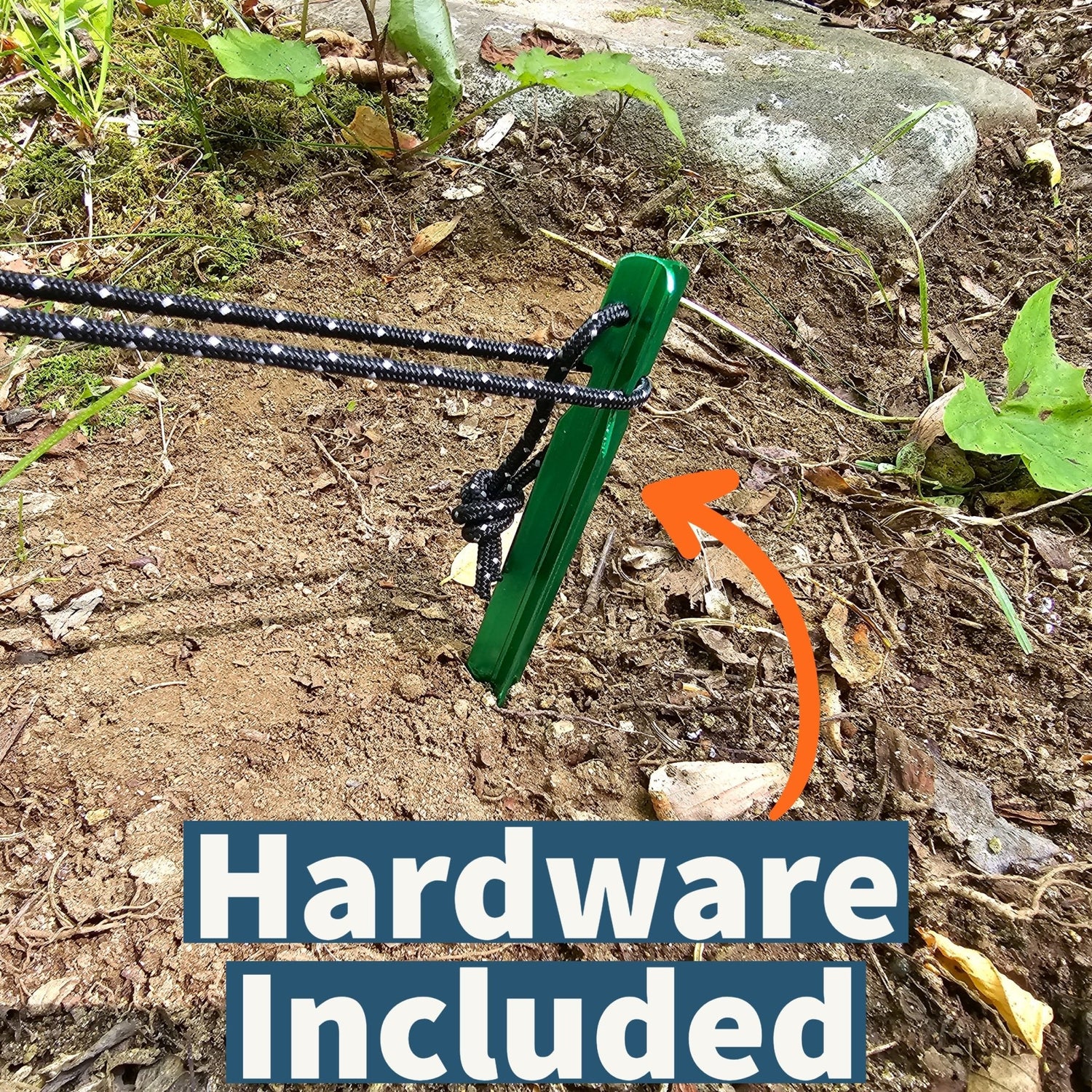 Hanging High Hammocks Hideaway Tarp – 12' Hammock Rain Tarp