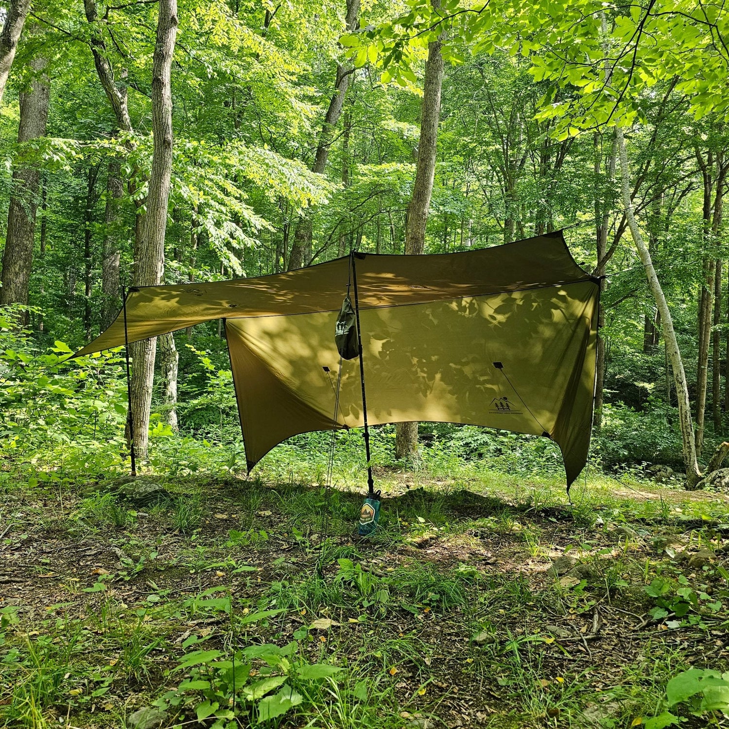 Hanging High Hammocks Hideaway Tarp – 12' Hammock Rain Tarp