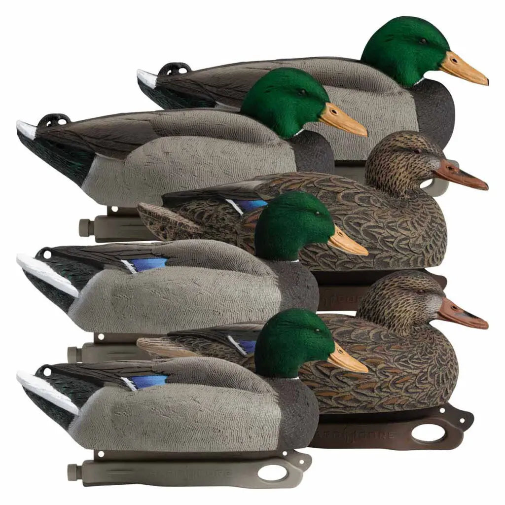 Rugged Series Standard Mallard Floater Decoys – Flocked Head Drakes